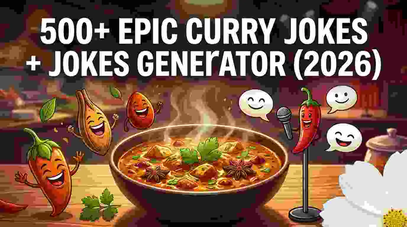 Epic Curry Jokes + Jokes Generator