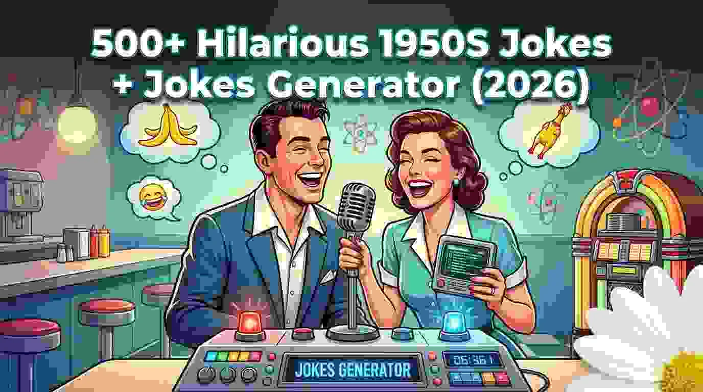 Hilarious 1950S Jokes + Jokes Generator