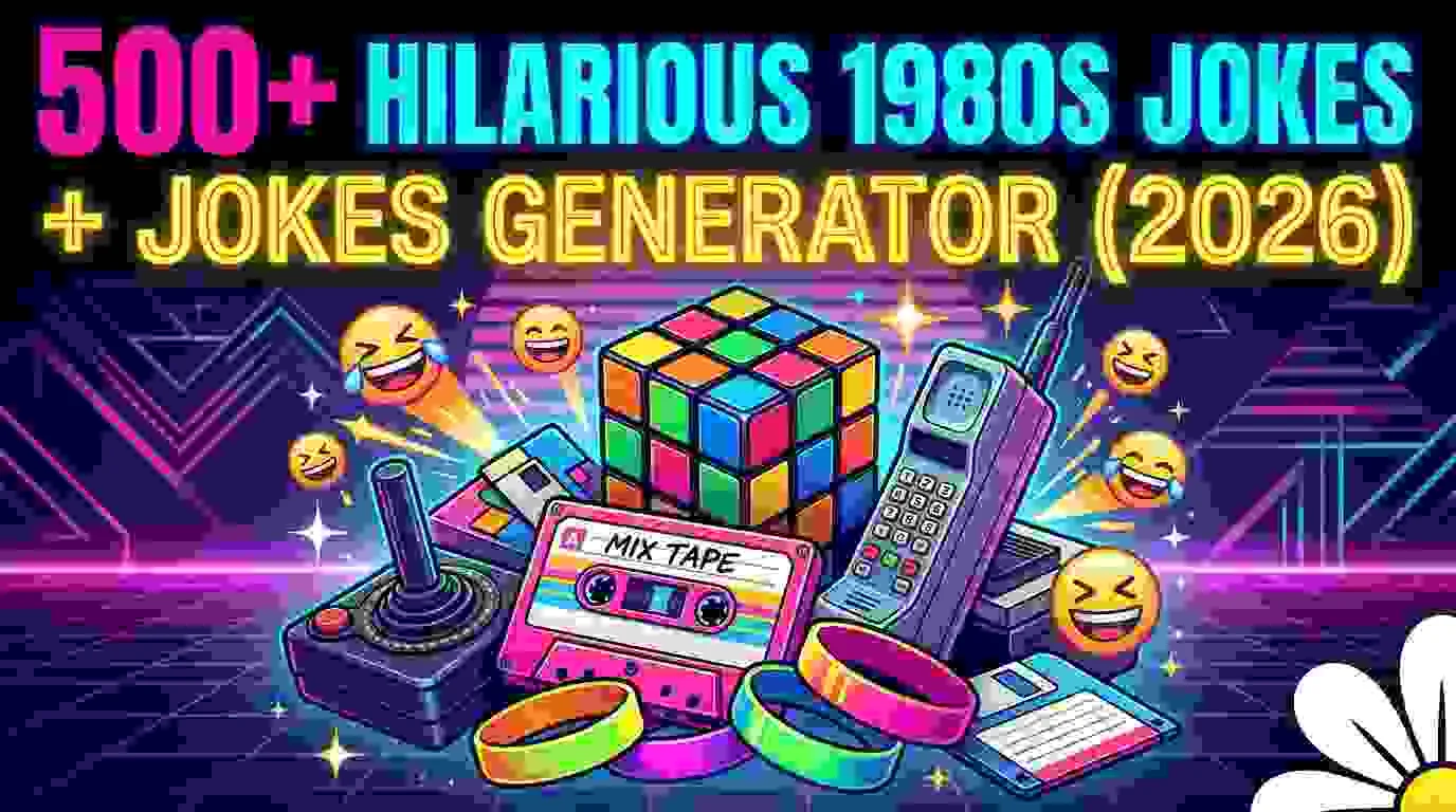 Hilarious 1980S Jokes + Jokes Generator