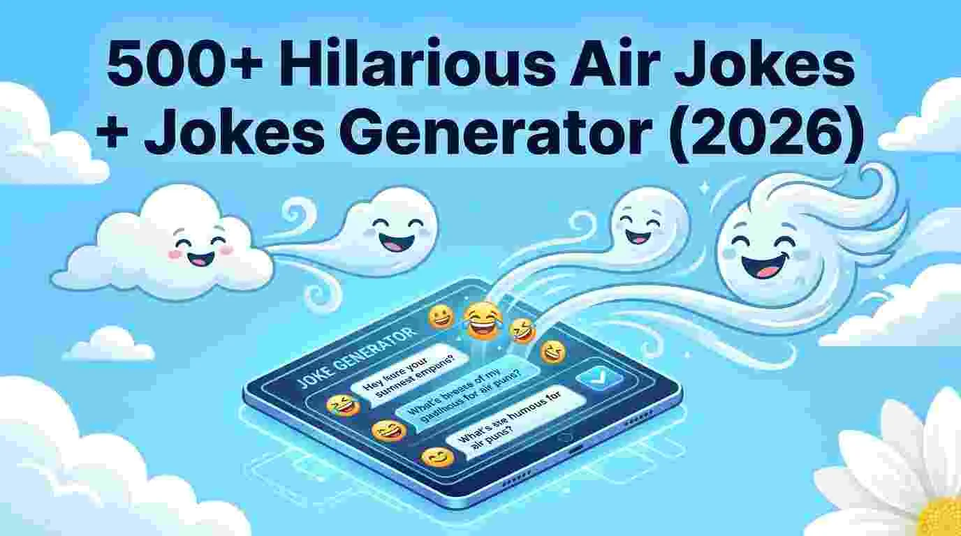 Hilarious Air Jokes + Jokes Generator