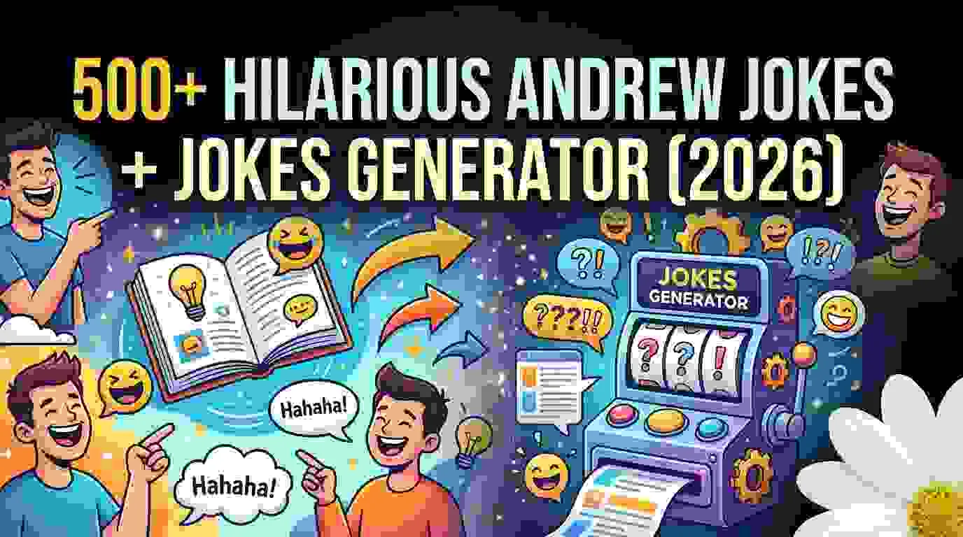 Hilarious Andrew Jokes + Jokes Generator