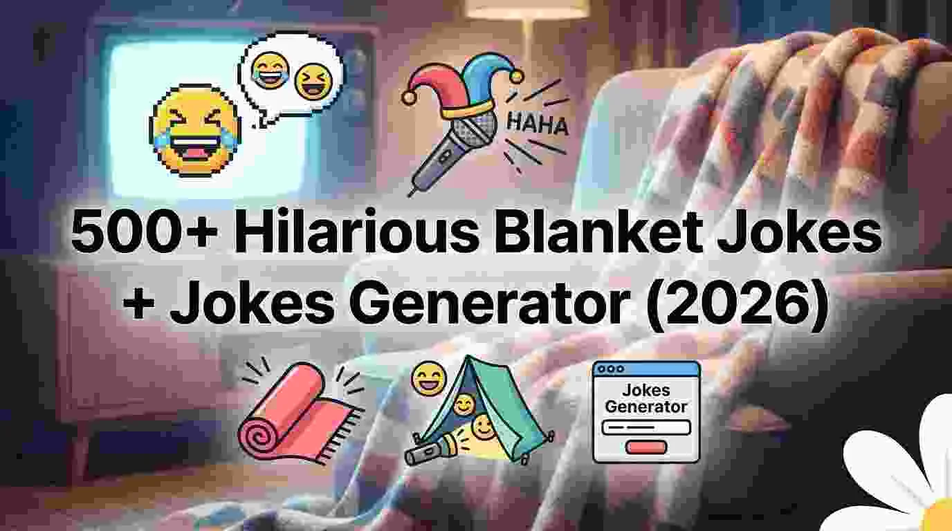 Hilarious Blanket Jokes + Jokes Generator