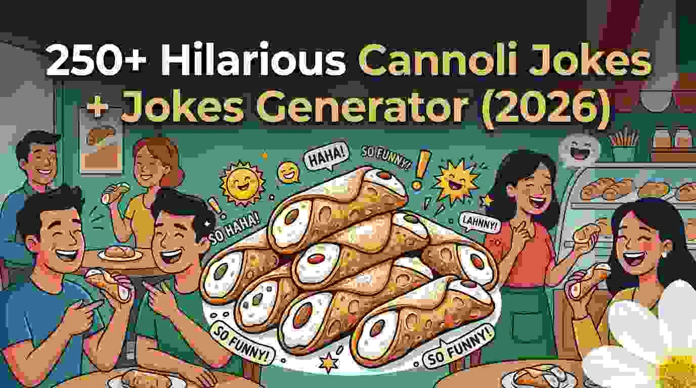 Hilarious Cannoli Jokes + Jokes Generator