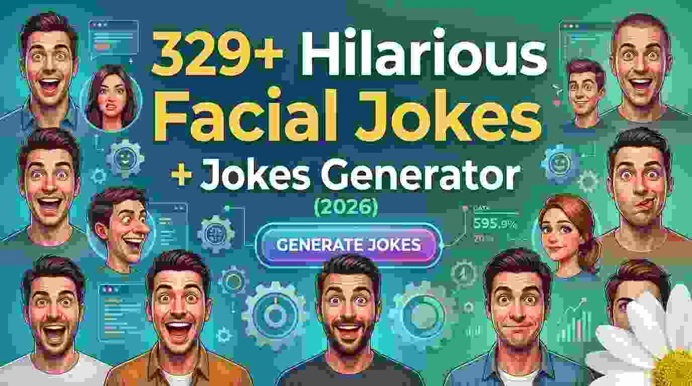 Hilarious Facial Jokes + Jokes Generator