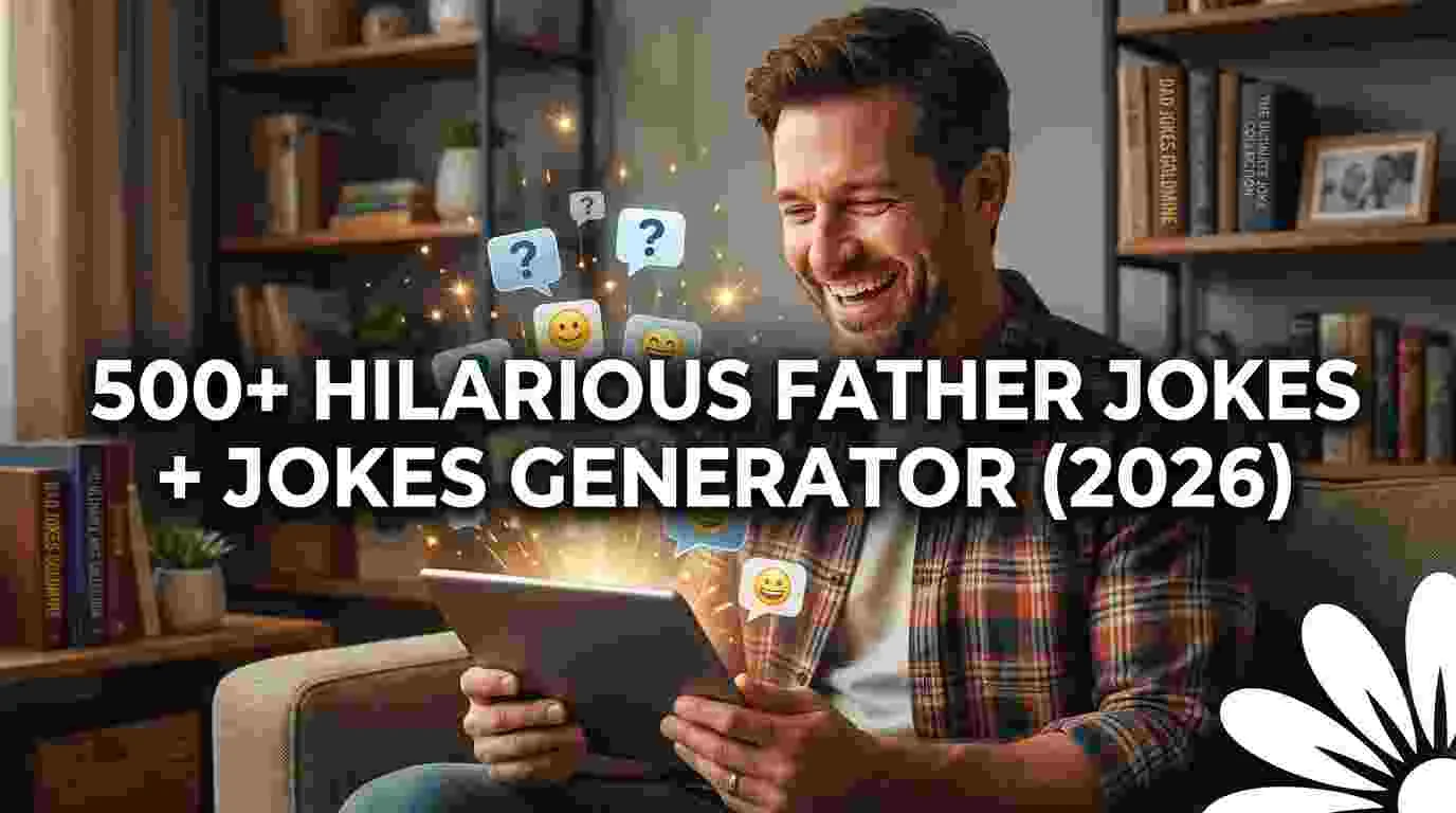 Hilarious Father Jokes + Jokes Generator