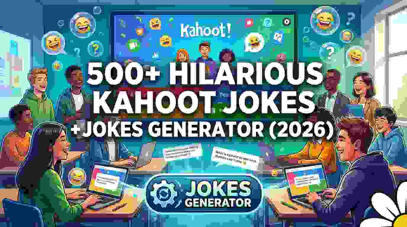 Hilarious Kahoot Jokes + Jokes Generator