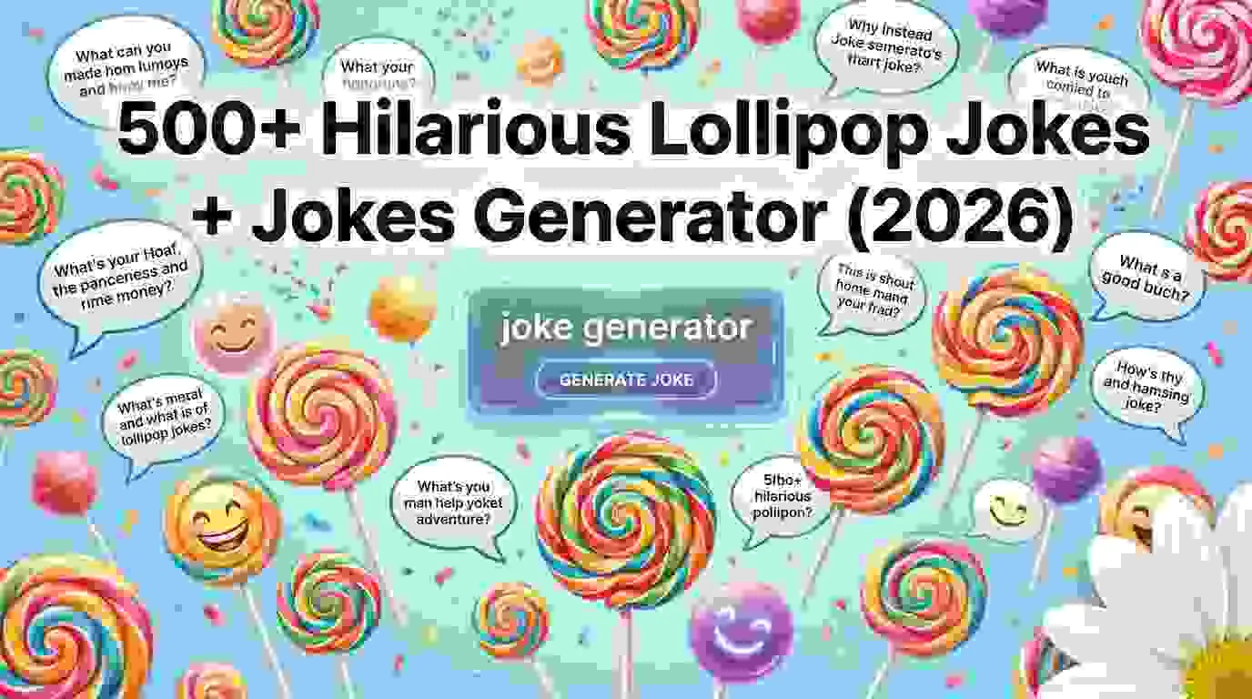 Hilarious Lollipop Jokes + Jokes Generator
