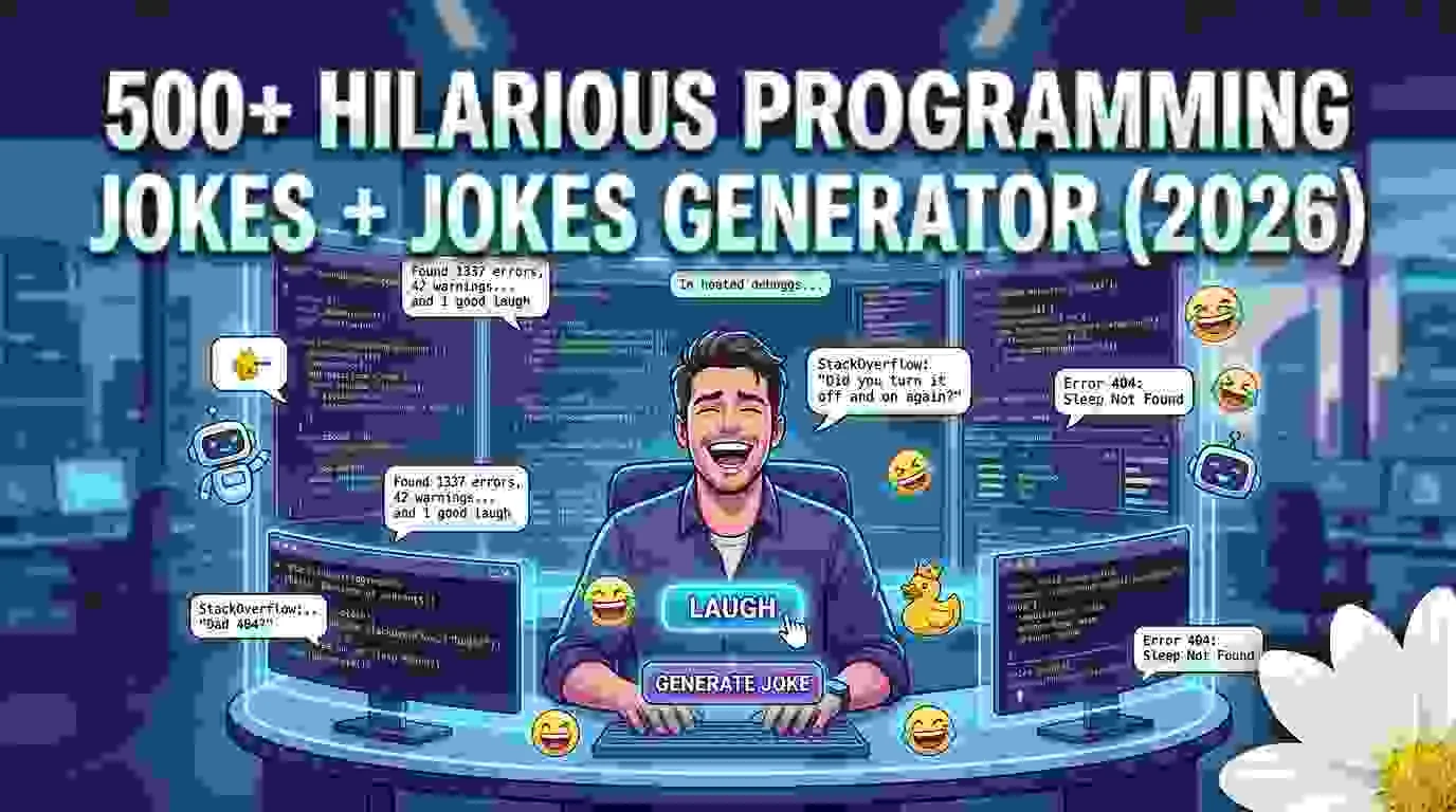 Hilarious Programming Jokes + Jokes Generator