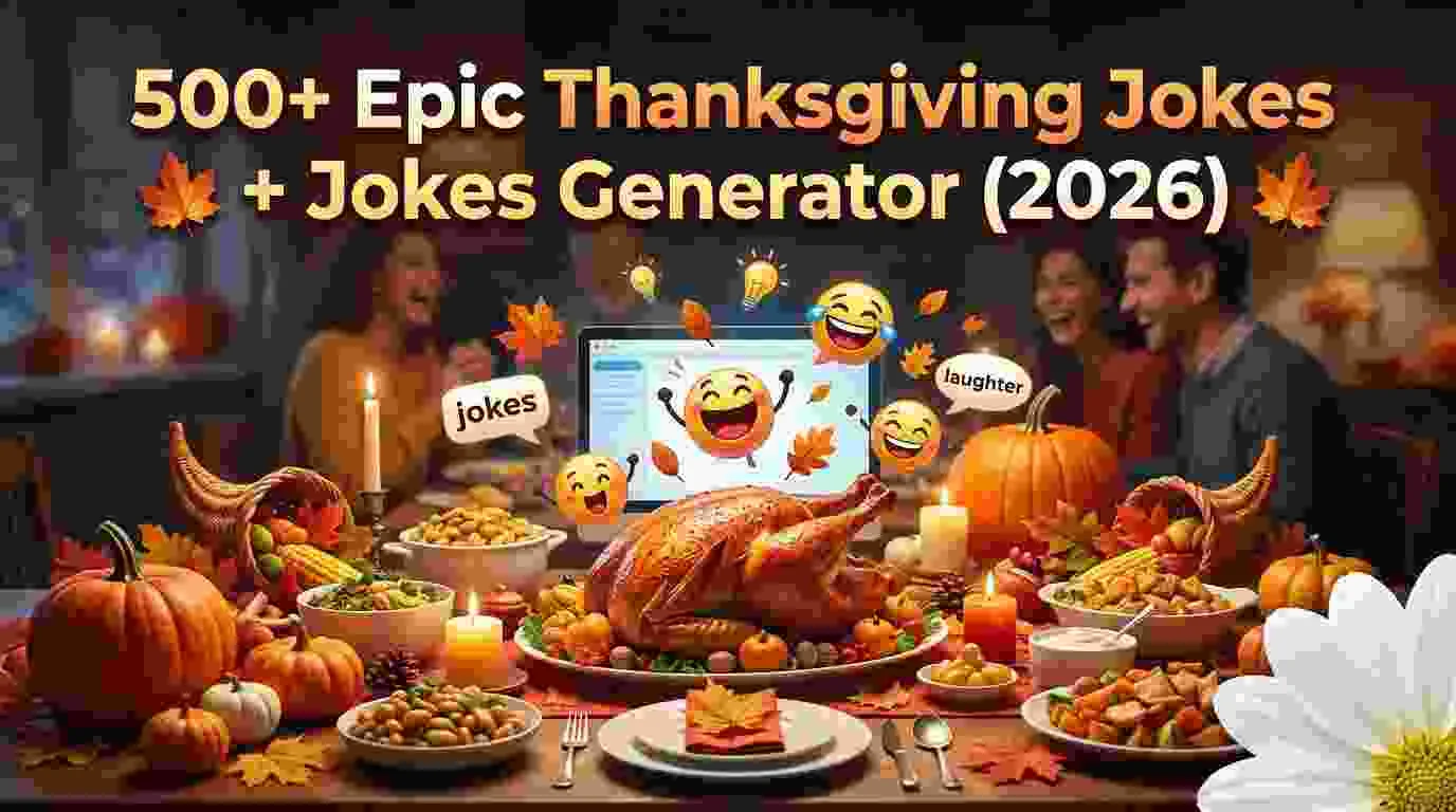 Epic Thanksgiving Jokes + Jokes Generator