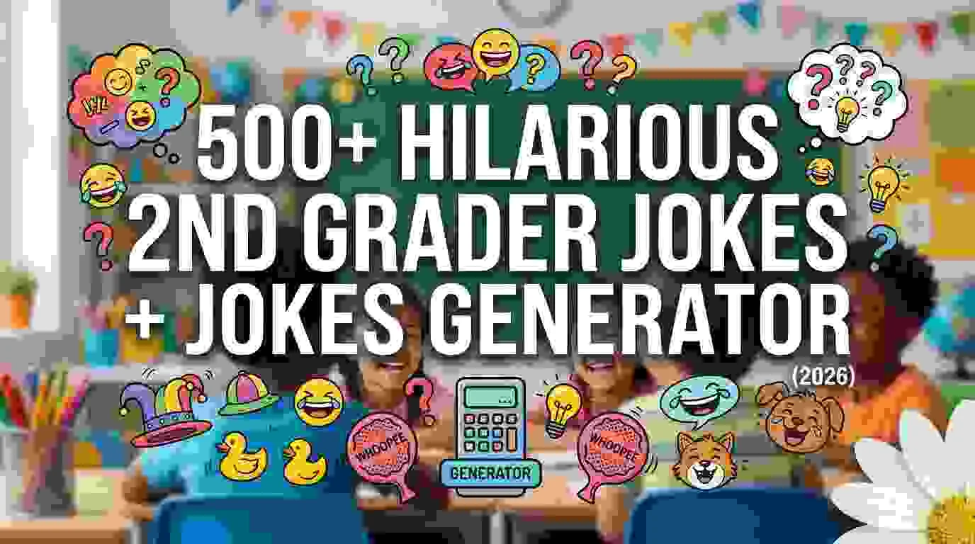Hilarious 2Nd Grader Jokes + Jokes Generator