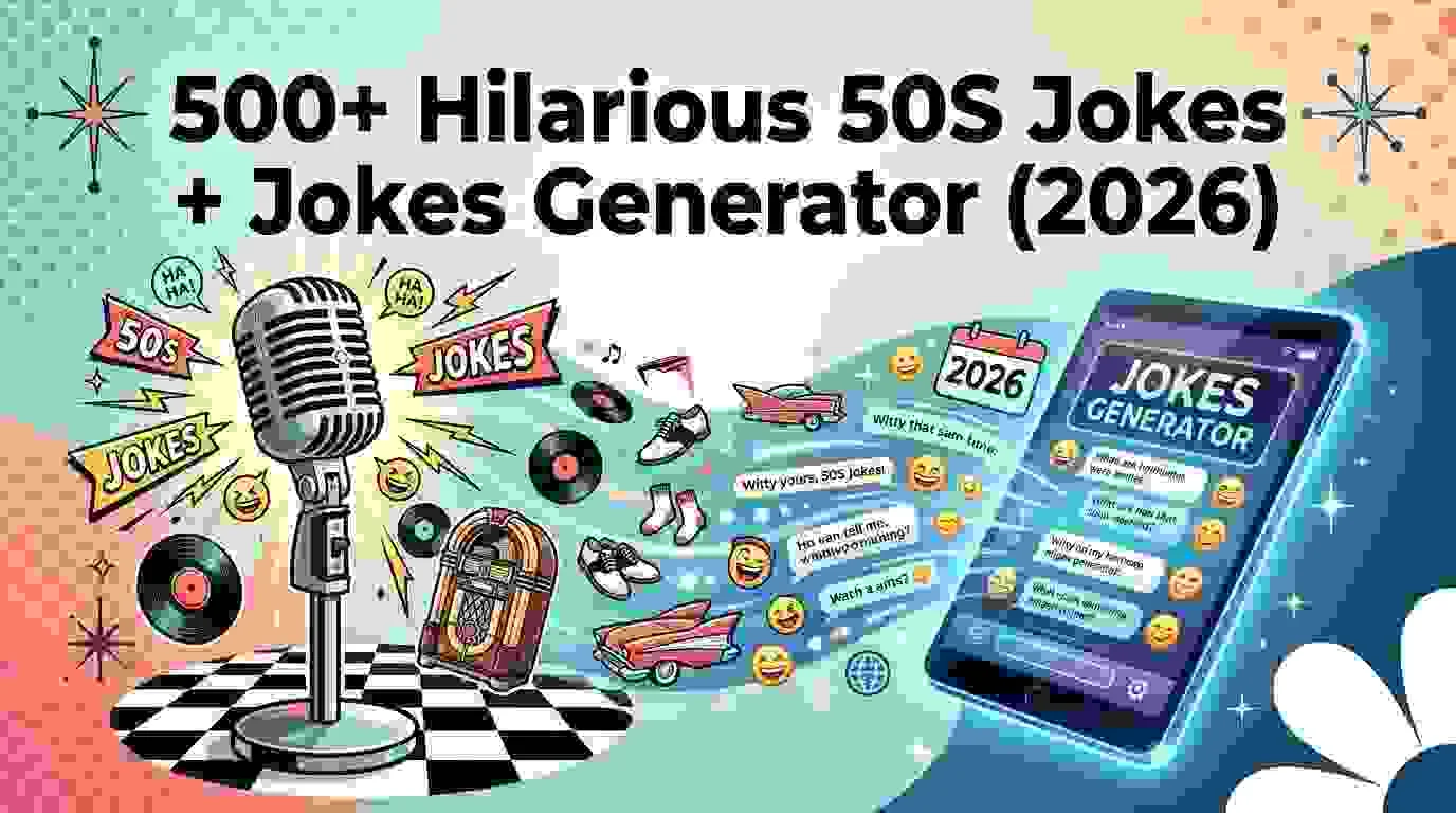 Hilarious 50S Jokes + Jokes Generator