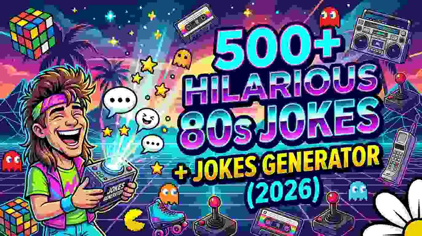 Hilarious 80S Jokes + Jokes Generator