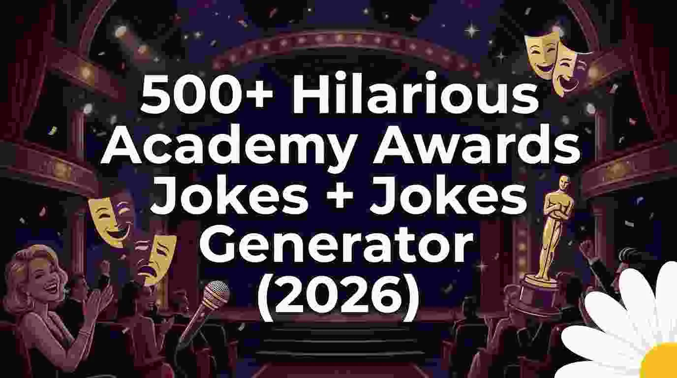 Hilarious Academy Awards Jokes + Jokes Generator