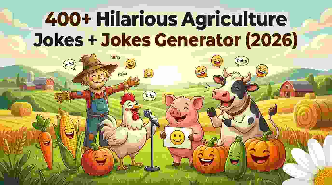 Hilarious Agriculture Jokes + Jokes Generator