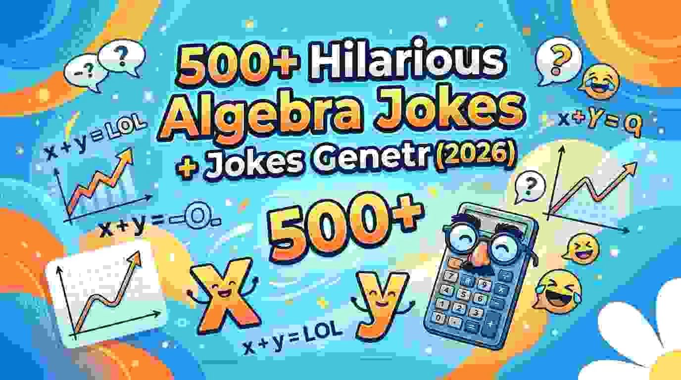 Hilarious Algebra Jokes + Jokes Generator