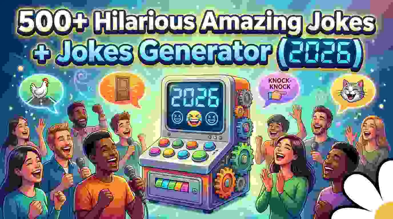 Hilarious Amazing Jokes + Jokes Generator