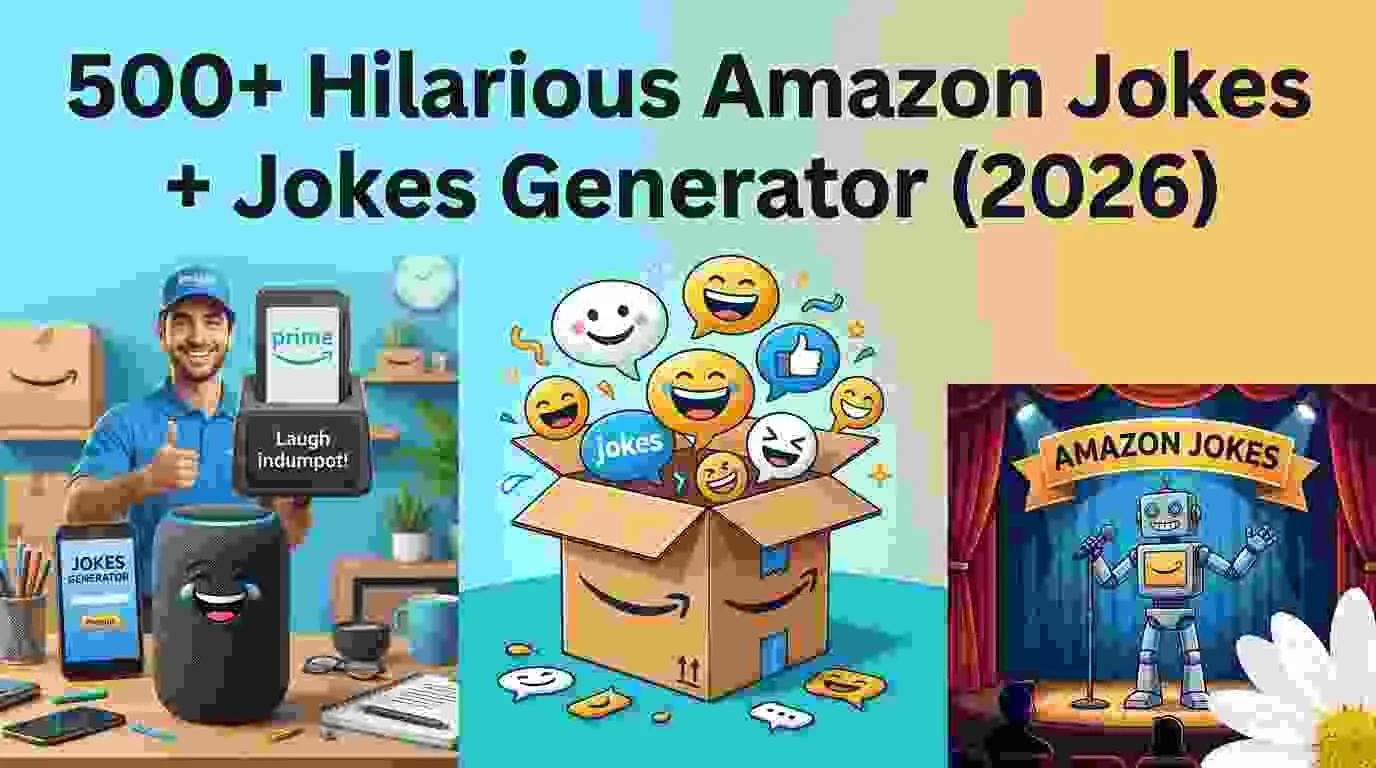 Hilarious Amazon Jokes + Jokes Generator