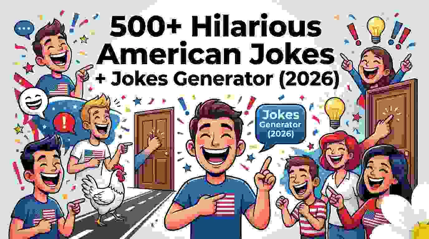 Hilarious American Jokes + Jokes Generator