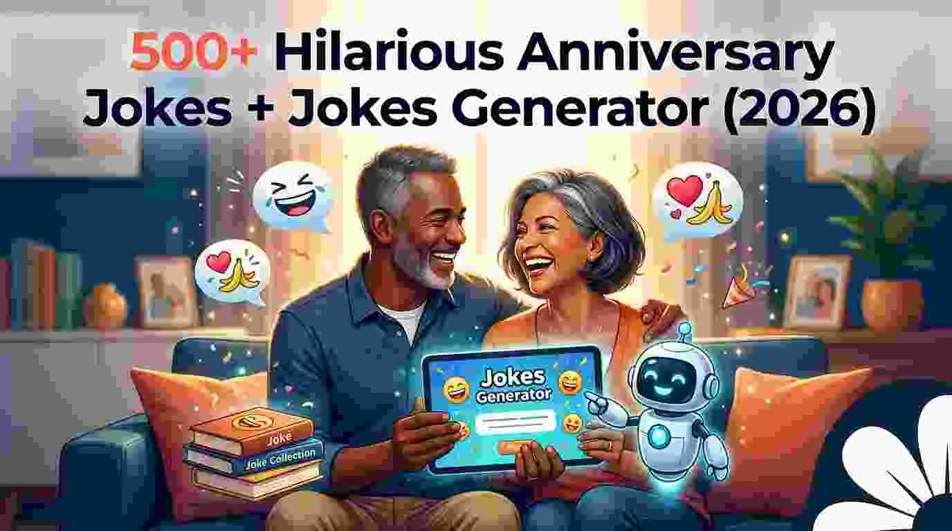 Hilarious Anniversary Jokes + Jokes Generator