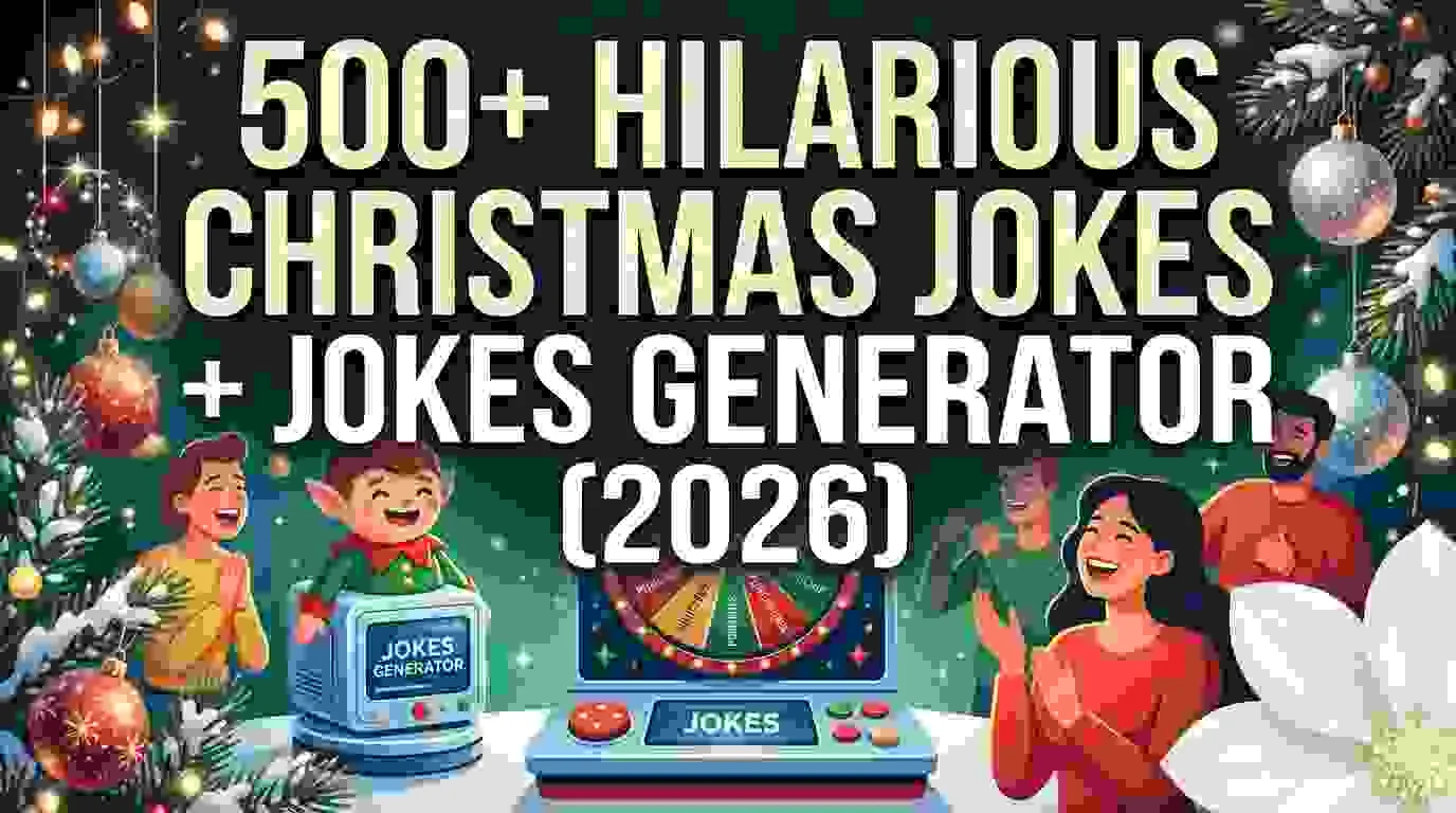 Hilarious Christmas Jokes + Jokes Generator