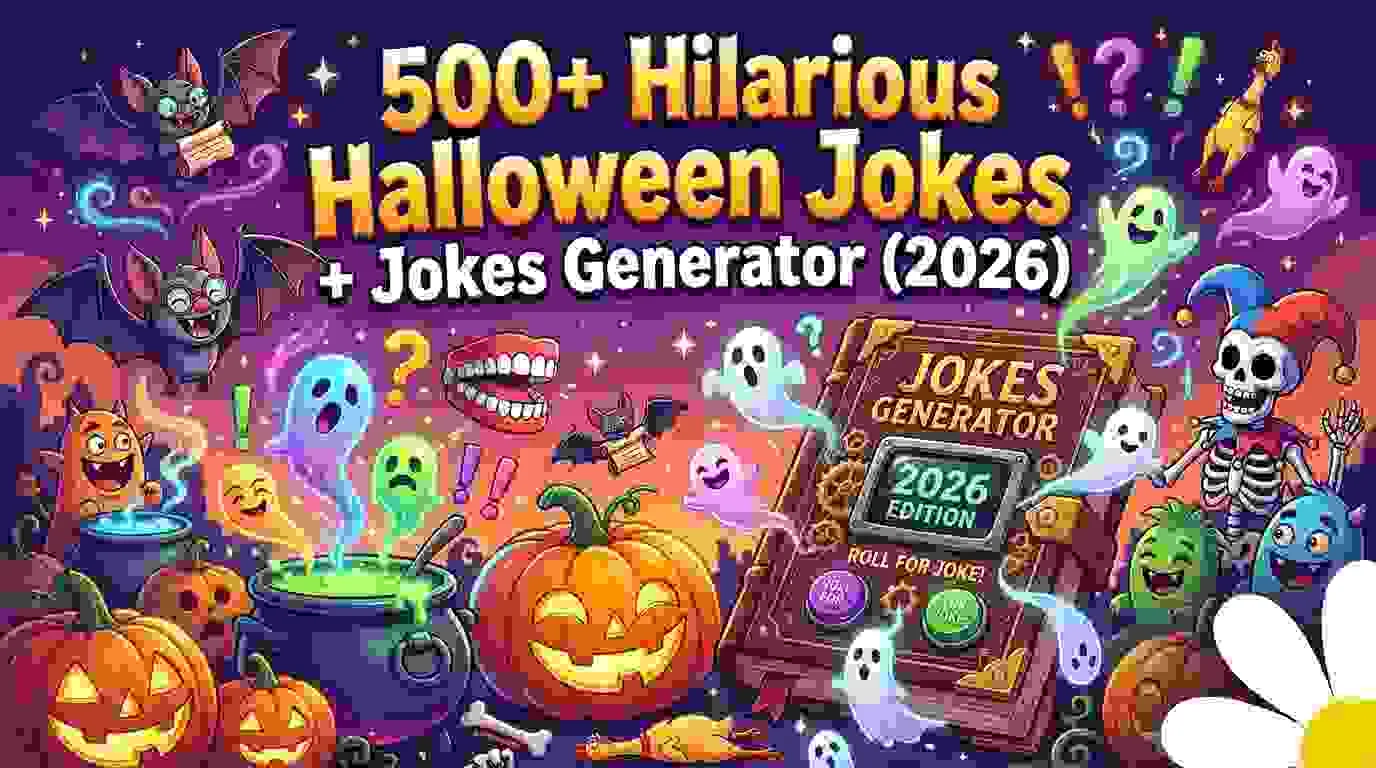 Hilarious Halloween Jokes + Jokes Generator