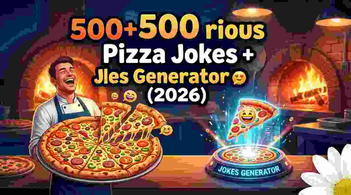 Hilarious Pizza Jokes + Jokes Generator
