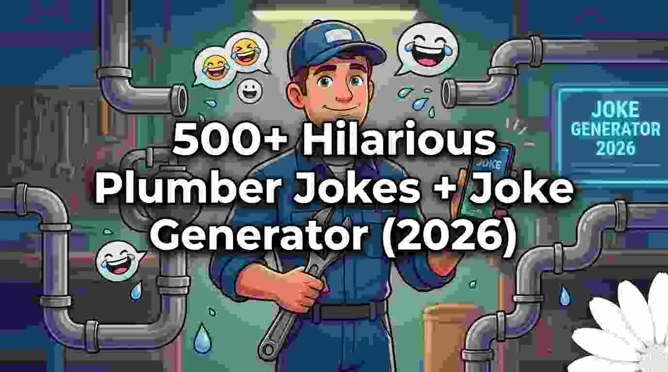 Hilarious Plumber Jokes + Joke Generator