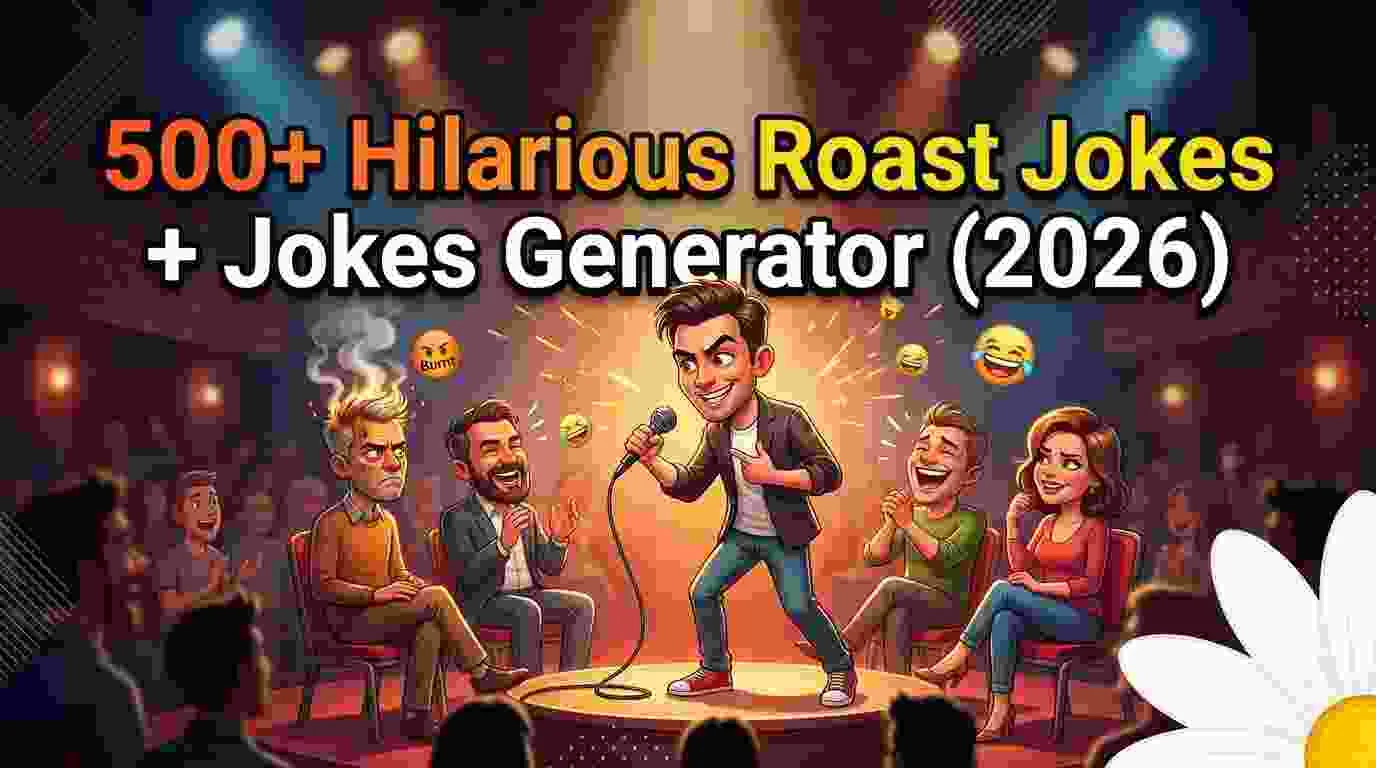 Hilarious Roast Jokes + Jokes Generator