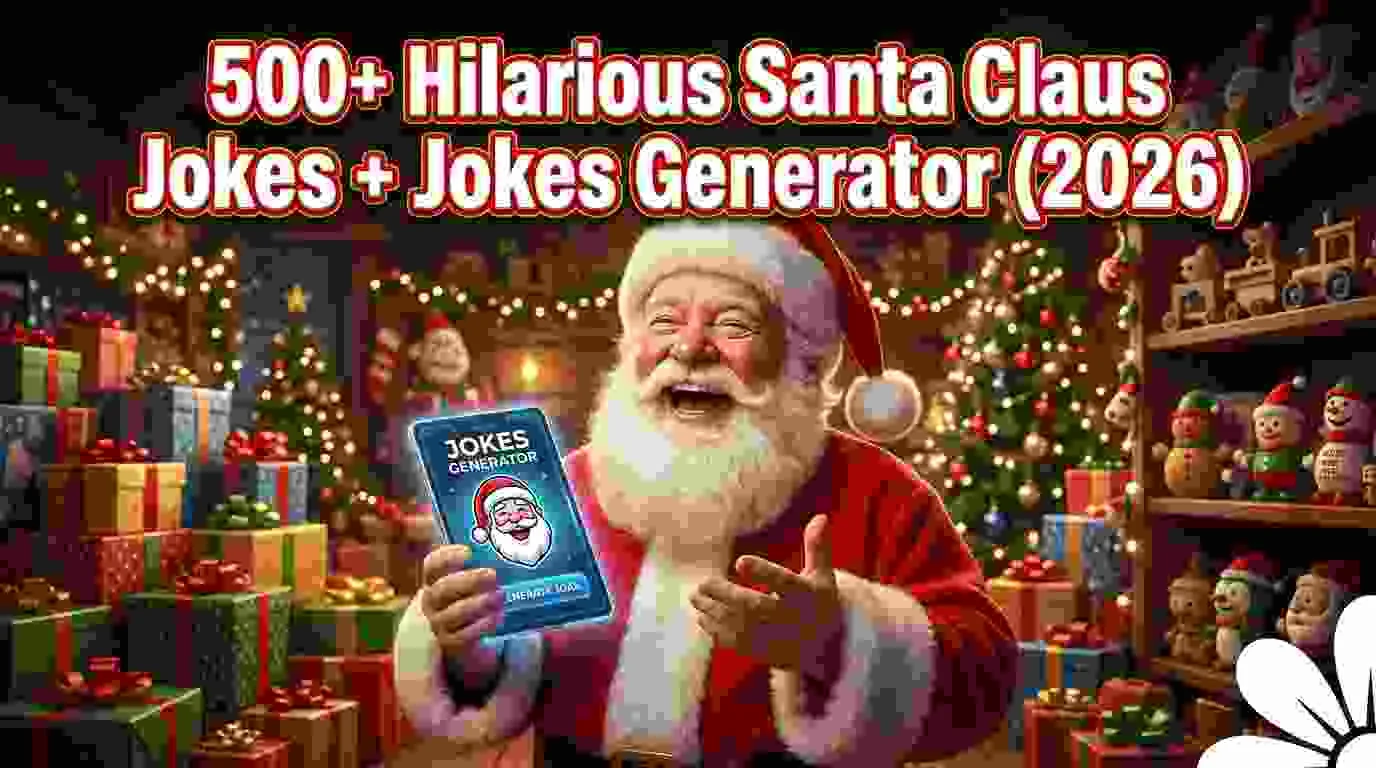 Hilarious Santa Claus Jokes + Jokes Generator