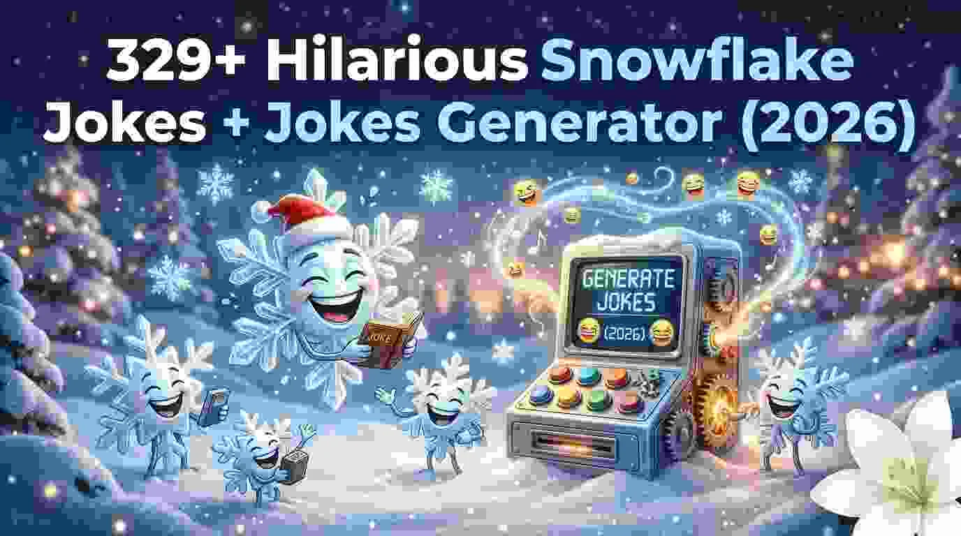 Hilarious Snowflake Jokes + Jokes Generator