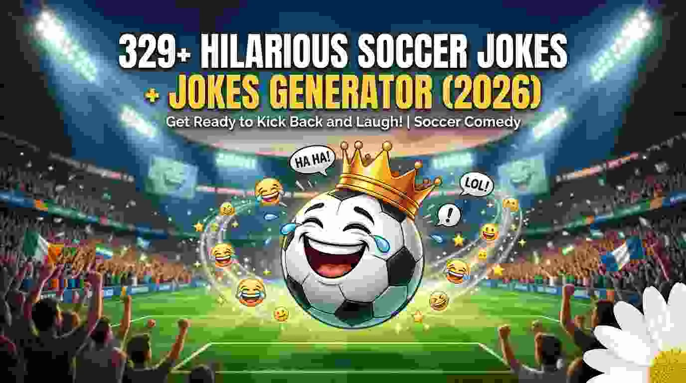 Hilarious Soccer Jokes + Jokes Generator