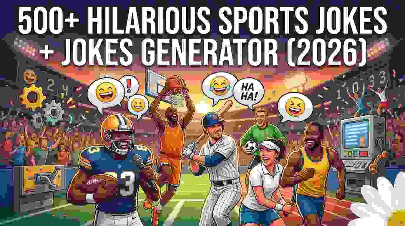 Hilarious Sports Jokes + Jokes Generator