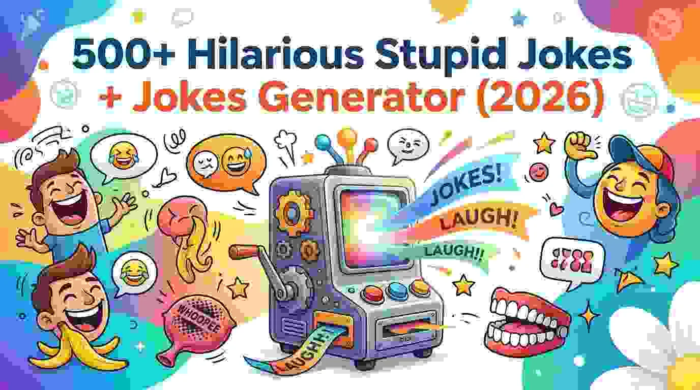 Hilarious Stupid Jokes + Jokes Generator
