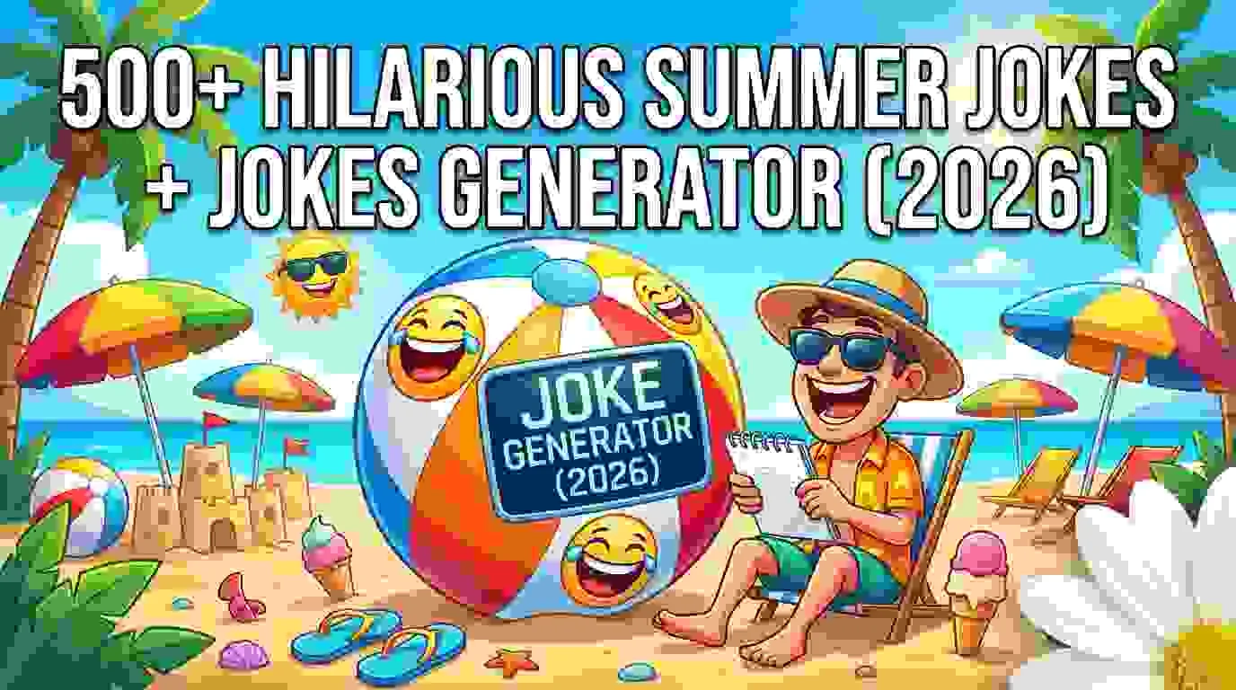 Hilarious Summer Jokes + Jokes Generator