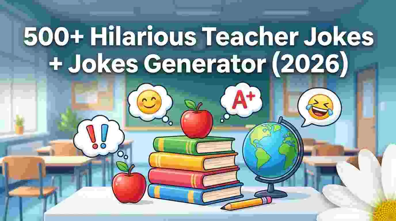 Hilarious Teacher Jokes + Jokes Generator