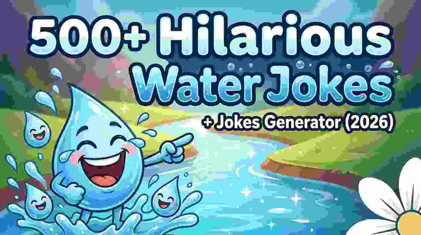 Hilarious Water Jokes + Jokes Generator