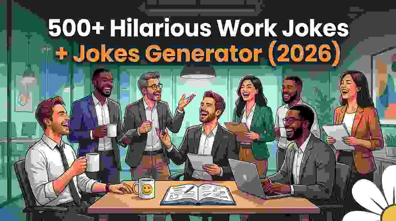 Hilarious Work Jokes + Jokes Generator