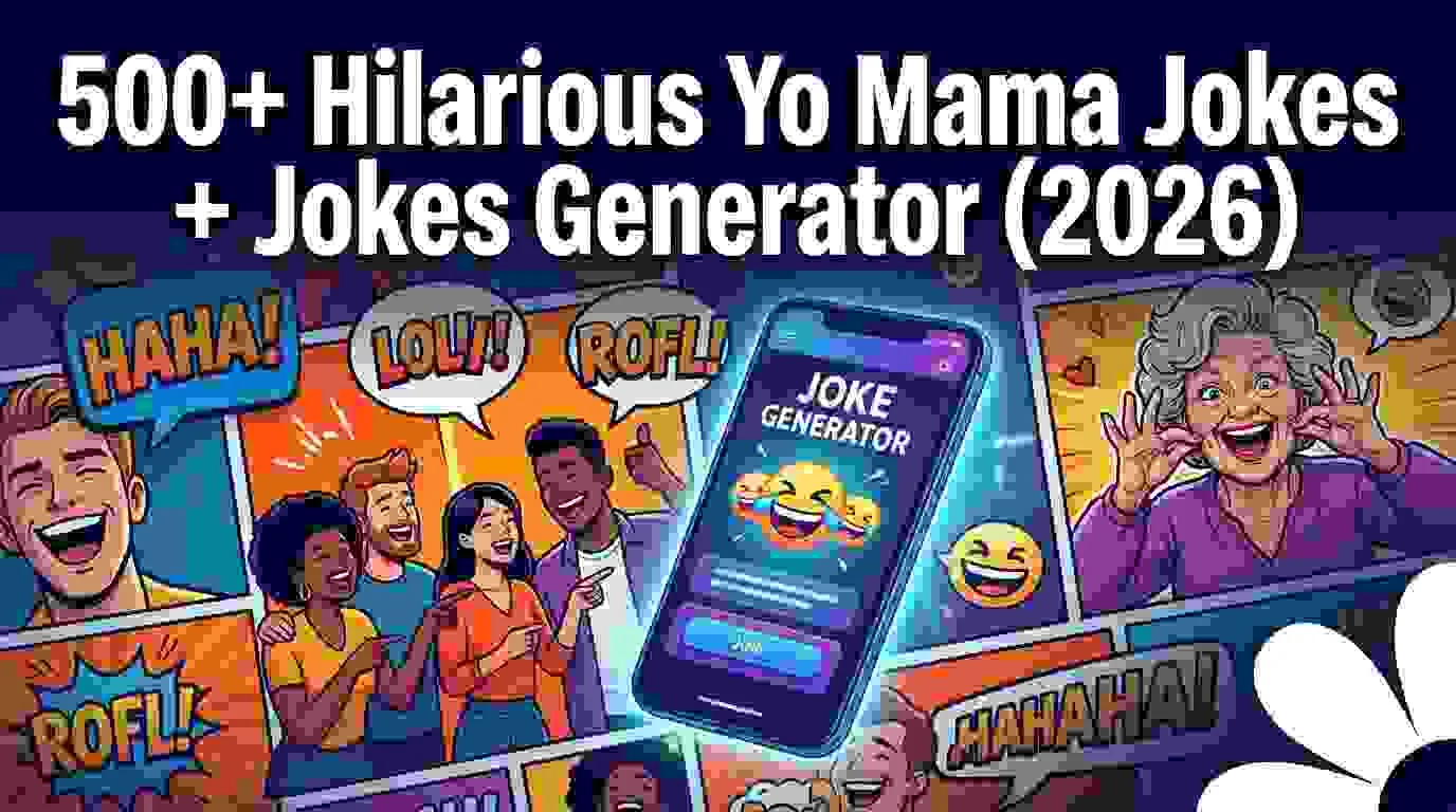 Hilarious Yo Mama Jokes + Jokes Generator