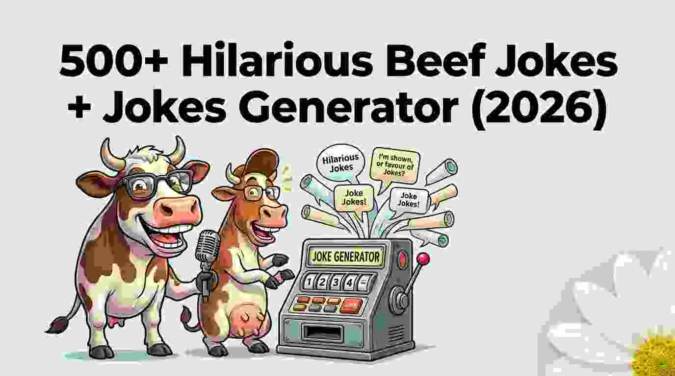 Hilarious Beef Jokes + Jokes Generator