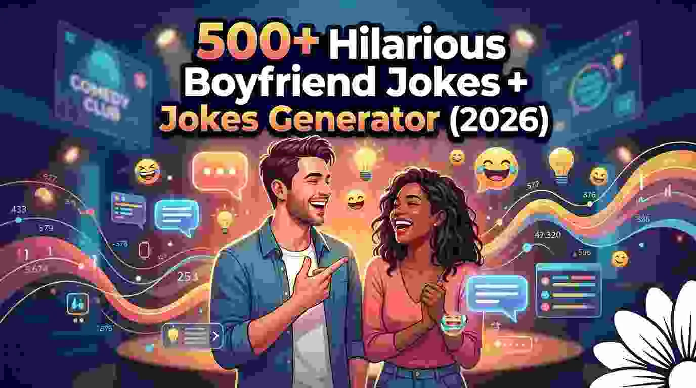 Hilarious Boyfriend Jokes + Jokes Generator