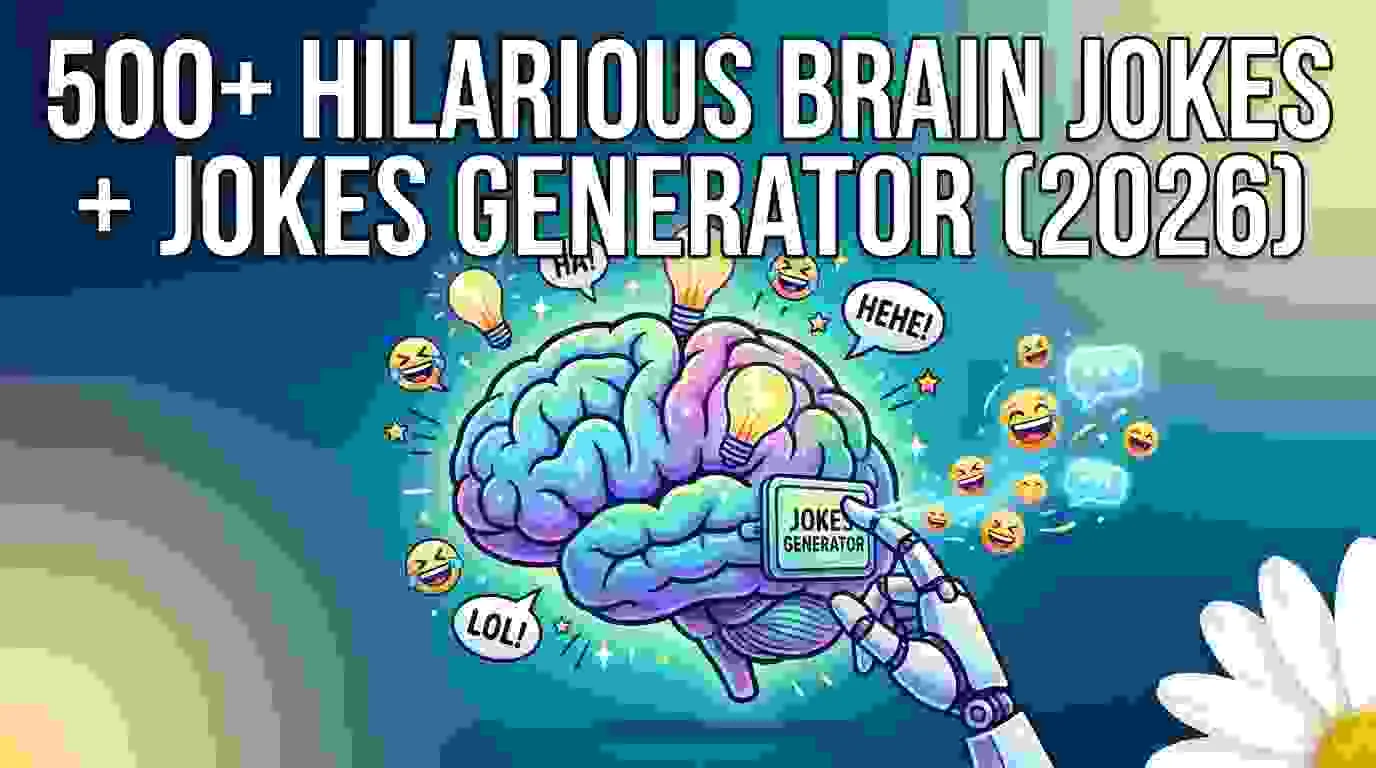 Hilarious Brain Jokes + Jokes Generator