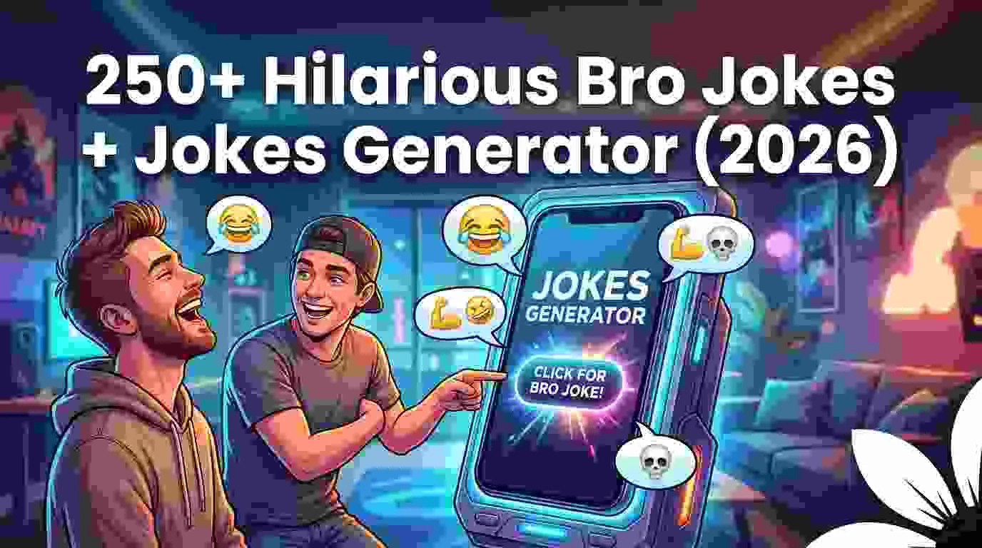 Hilarious Bro Jokes + Jokes Generator