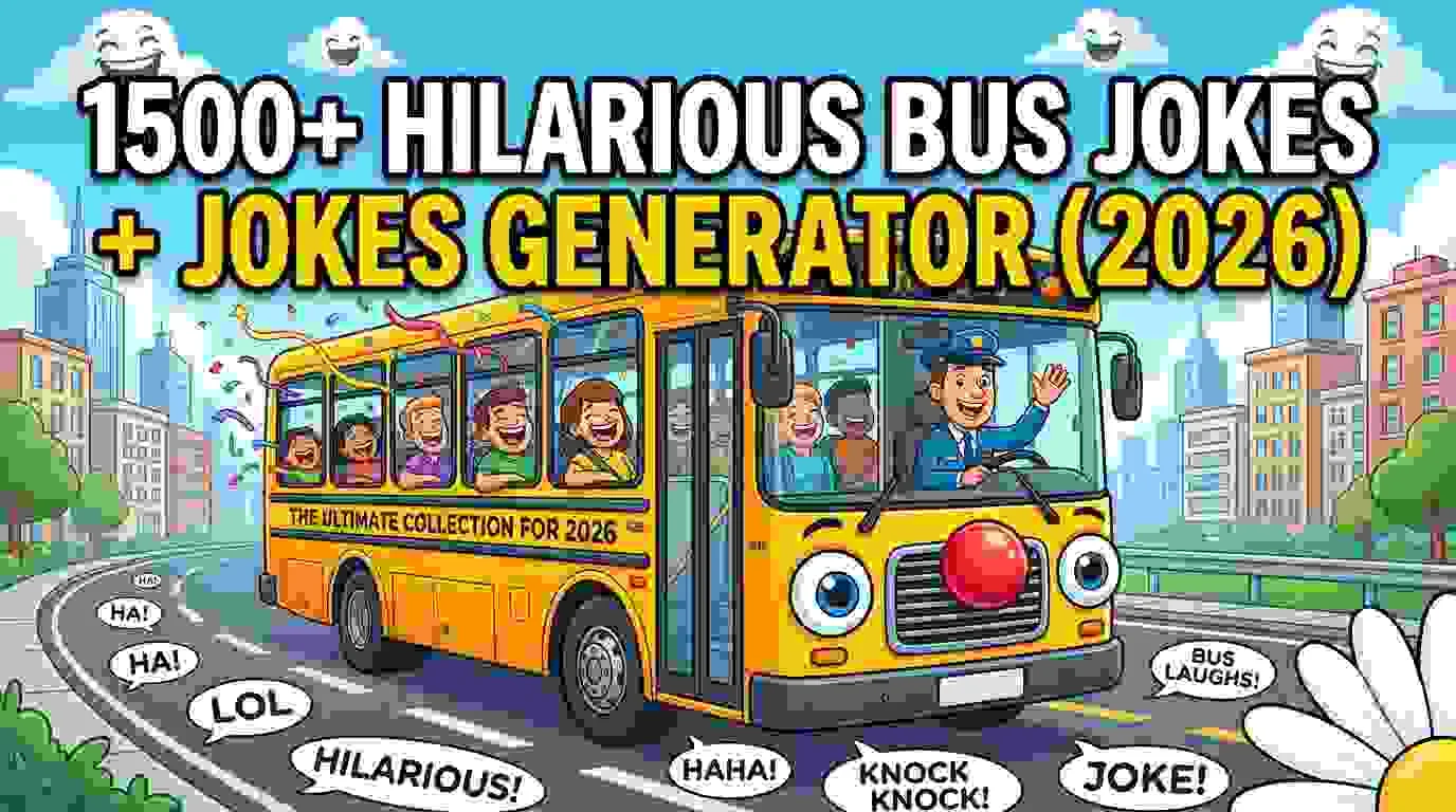 Hilarious Bus Jokes + Jokes Generator