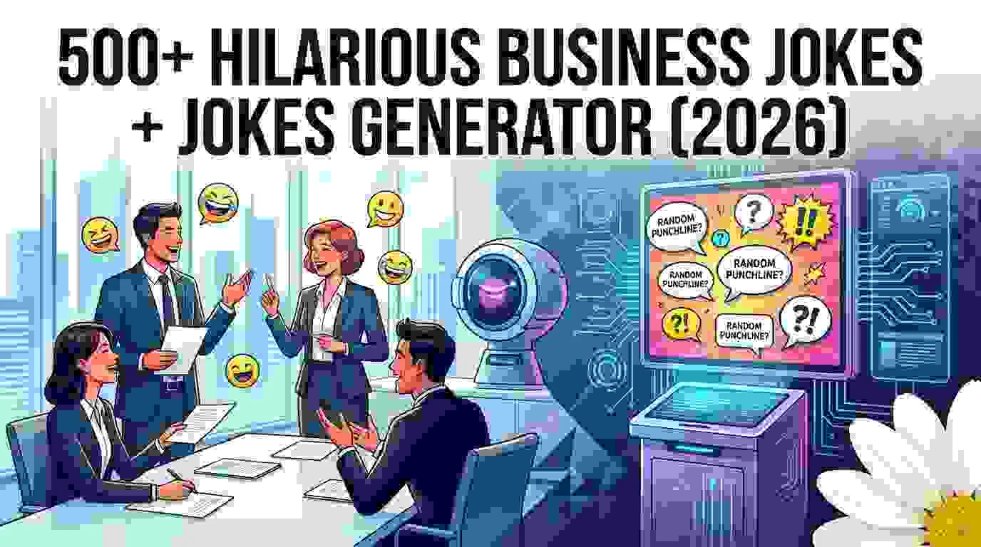 Hilarious Business Jokes + Jokes Generator
