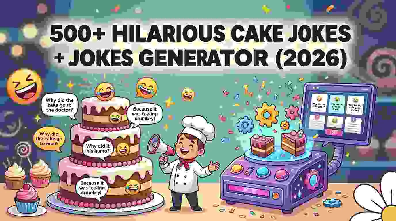 Hilarious Cake Jokes + Jokes Generator