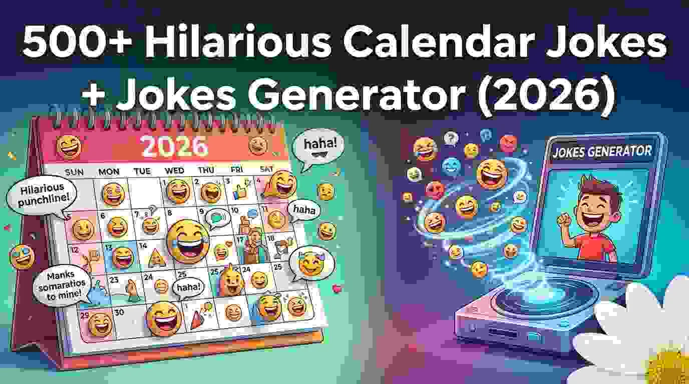Hilarious Calendar Jokes + Jokes Generator